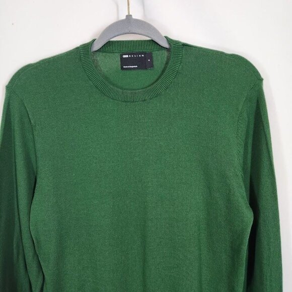 Asos Design Men's Crewneck Sweater in‎ Green - Size Small - Picture 2 of 5